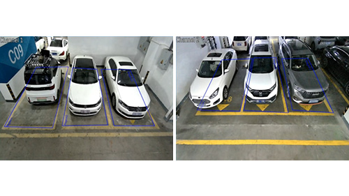 Parkplatz Markierung